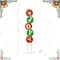 Glitzhome® 42" Metal JOY Ornament Yard Stake/Wall Décor